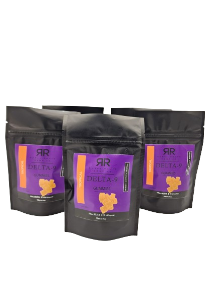 10 Pack Delta 9 Gummies (Tropical)